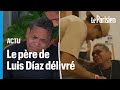 Les larmes de luis diaz qui retrouve son pre libr par ses ravisseurs