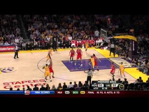 10-26-10 (Opening Night): Rockets 110 vs Lakers 11...