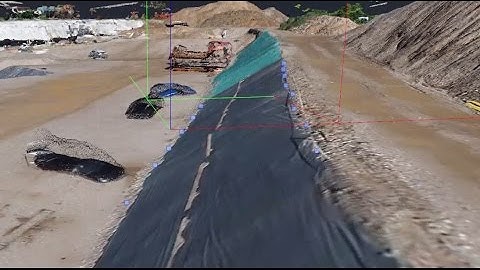 Create new 3D points for survey map connection from UAV data