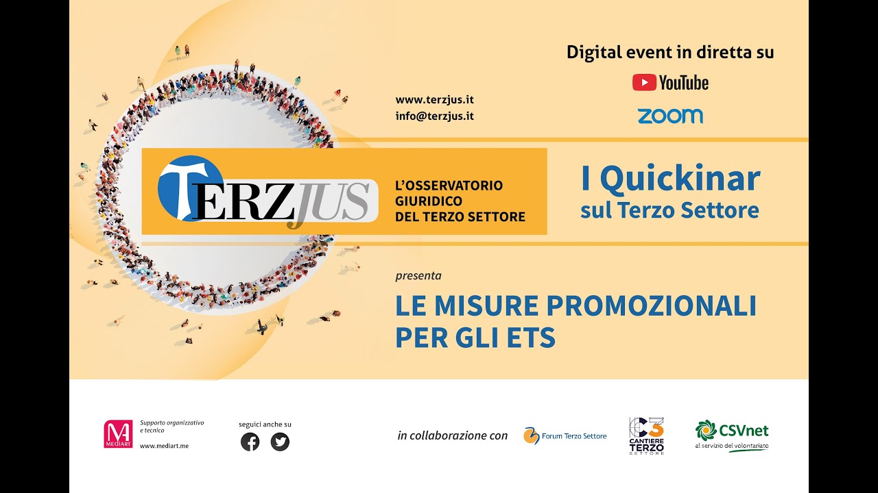 04/06/2021 II ciclo Quickinar - I nuovi strumenti di finanza sociale previsti dal CTS  Nicolò Melli