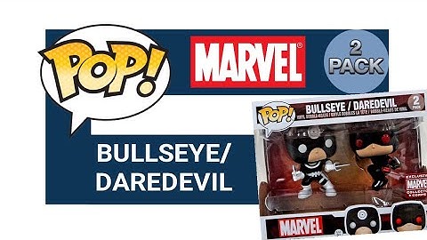 Bullseye / Daredevil Funko Pop Marvel Collectors Corp Exclusive