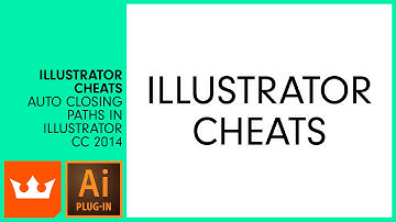 Auto Closing Paths in Adobe Illustrator CC 2014