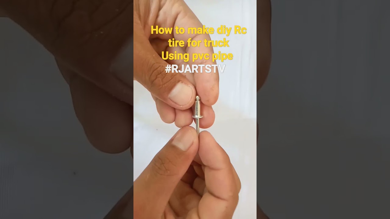 HOW TO MAKE DIY RC TIRE FOR TRUCK USING PVC PIPE.