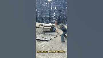 strengh test video for gmt glass fiber pallets / block machine pallet with low price in China