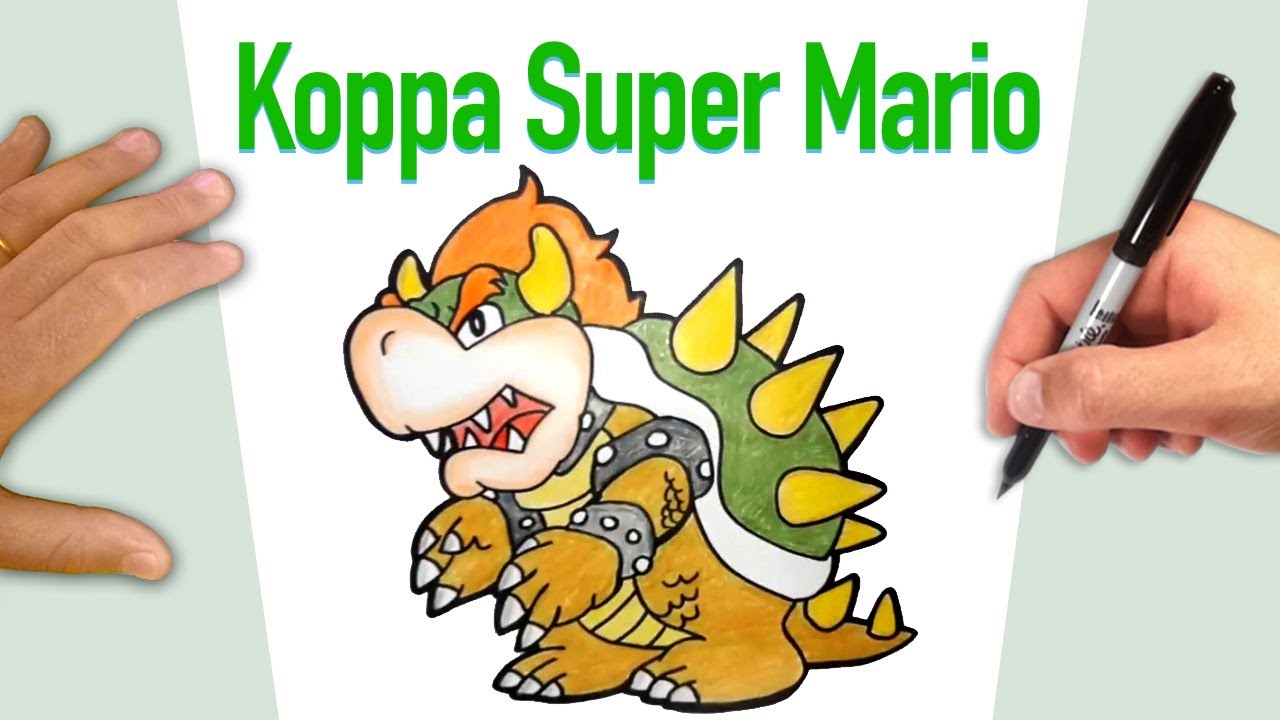 Como Desenhar Super Mario Bros Koppa