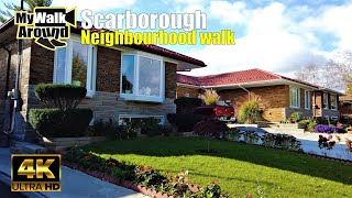 Exploring Scarboroughs Densgrove Park area on a beautiful sunny morning (4k walking video)