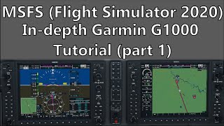 MSFS - In depth Garmin G1000 tutorial, part 1:  Basic functions and Features screenshot 4