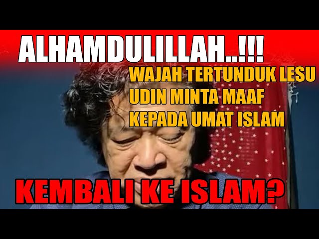 SAIFUDIN IBRAHIM TERTUNDUK LESU MINTA MAAF, DIA RINDU AGAMA ISLAM class=