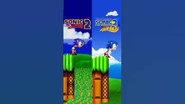 Balancing Animation Sonic 2 vs 2 HD #shorts #sonic