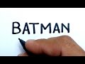 VERY EASY, How to turn words BATMAN into Robert Pattinson new BATMAN dc comic movie