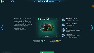 War Robots Test Server 5.3 - Invisibility Phase Shift Module
