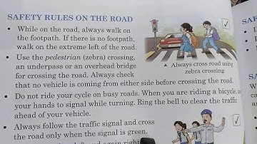 Class 4 Science L-7 Keeping Safe (part -2)