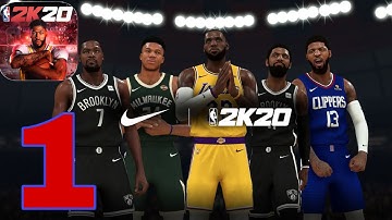 NBA 2k 2020 mobile Part 1 Game play walkthrough.