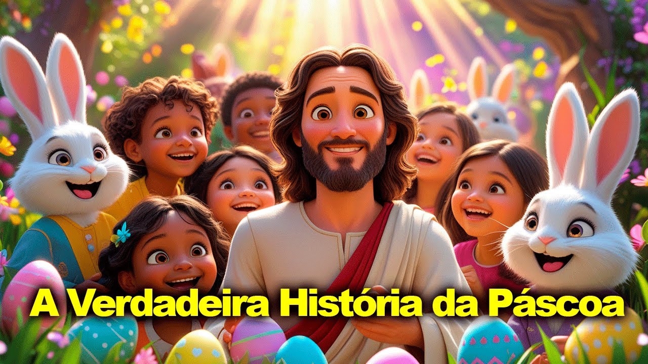 A Verdadeira História da Páscoa: Jesus Ressuscitou! | Desenho Bíblico ...