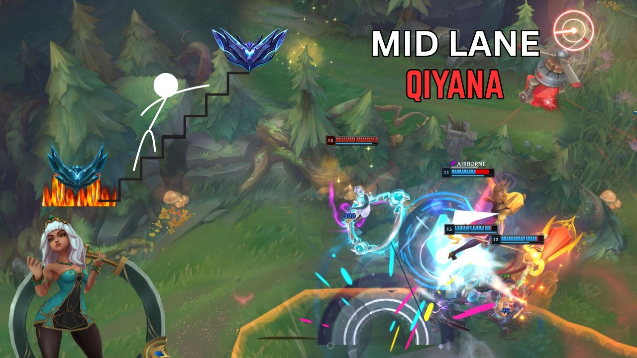 Qiyana Mid -BEST GAME YET / Qiyana VS Veigar Plat 4  (Game 3)