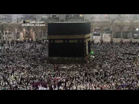 بمقام الصبا رفع المؤذن حمد دغريري اذان الفجر الاول من المسجد الحرام يوم الثلاثاء١٢ ١٢ ١٤٤٠ه