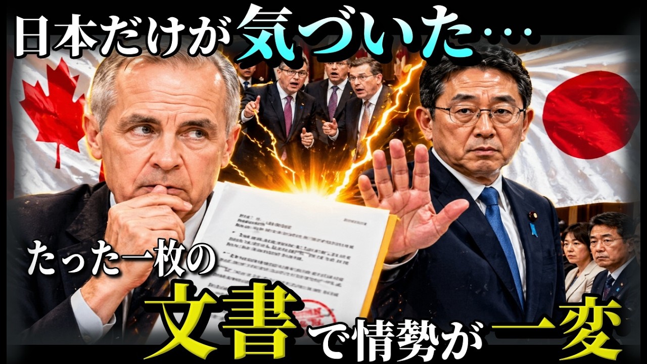 【海外の反応】「なぜそんな提案を?」カナダの異例案に日本が反応だが、“一枚の資料”で空気が一変した…
