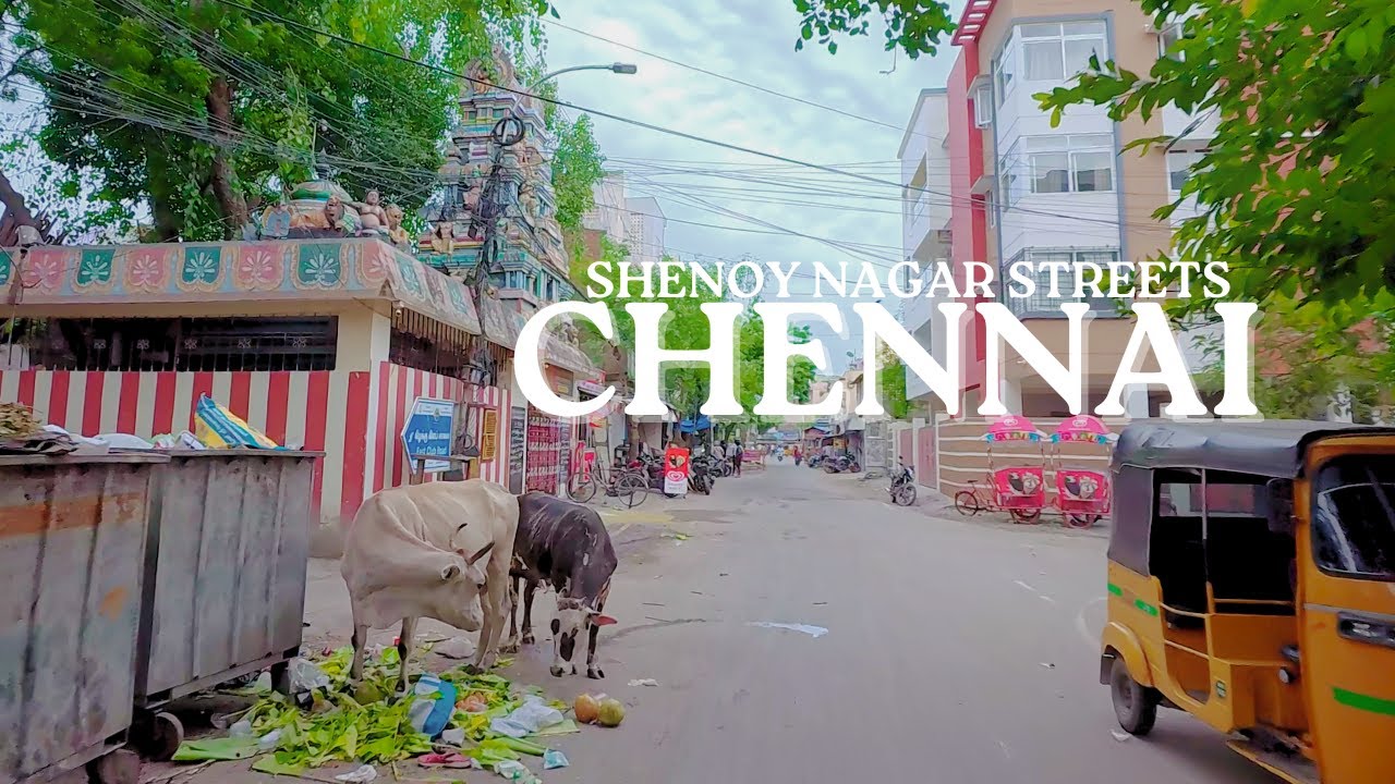 Chennai Streets Drive | Shenoy Nagar [4K]