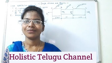 Bar subjected to intermittent load problem -3 by  holistic telugu channel ll SOM ll SM  in telugu