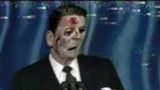 Reagan Cut Up While Talking Scp-1981 Vhs Copy