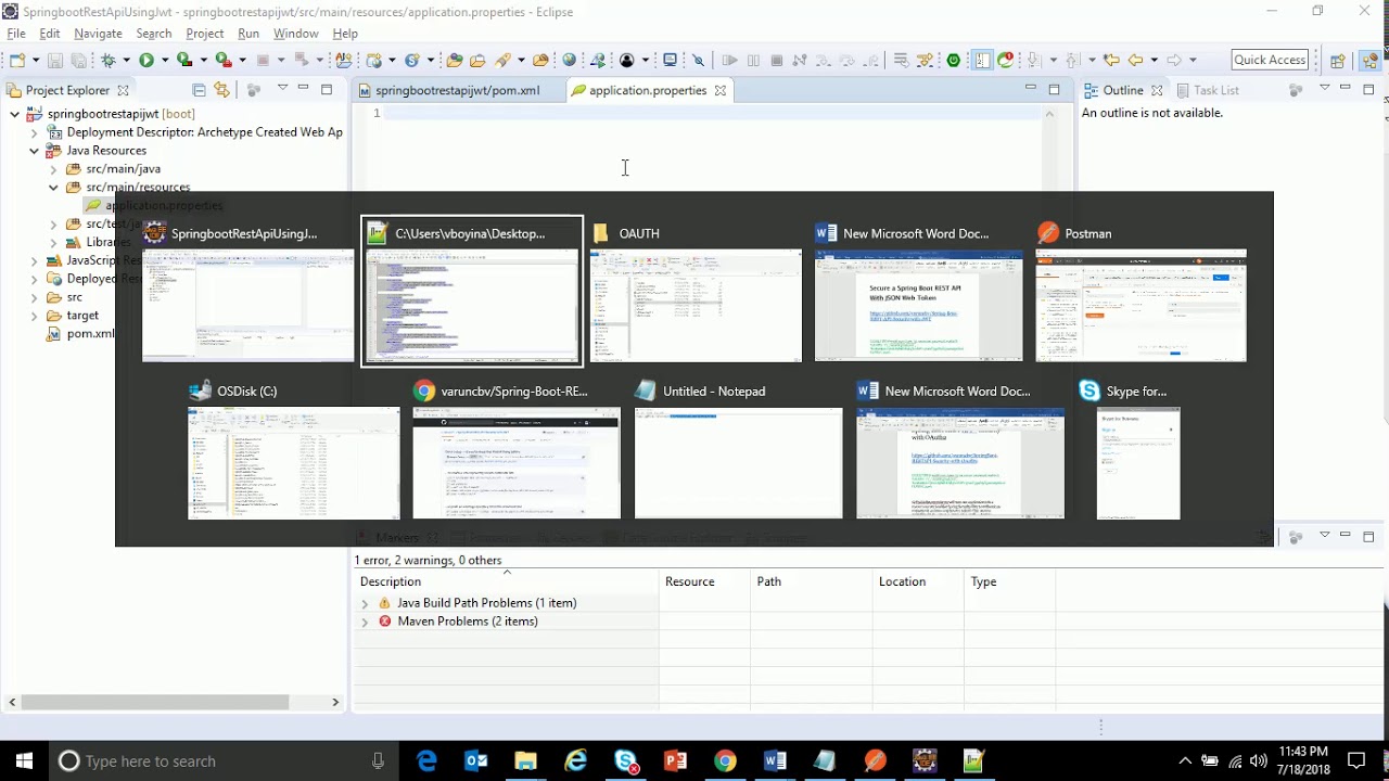 Secure a Spring Boot REST API With JSON Web Token ( JWT )