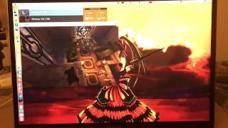 Apple MacBook Pro 15.4" Radeon Pro 455 Late 2016 Playing Styx on Parallels