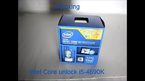 unboxing of Intel Core unlock i5 4690K