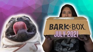 BarkBox July 2021 Bark Box Review and Unboxing