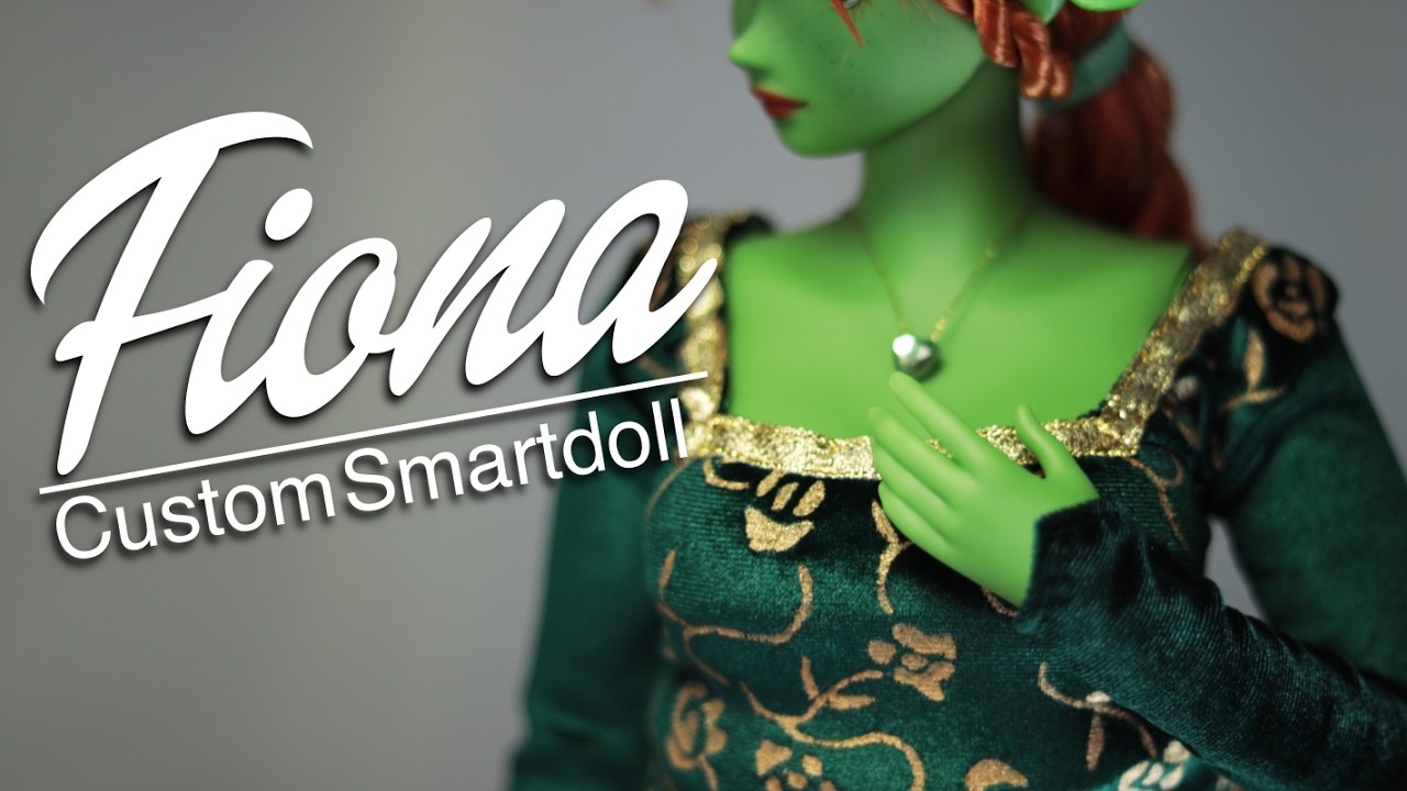 Making a Fiona from Shrek Doll! Custom Smart Doll Creation, Face-up, Sewing & Shoes