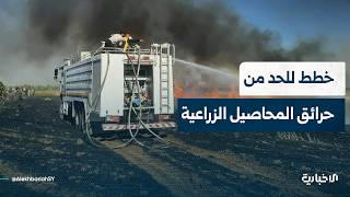 ما الخطط الاستباقية التي حدّت من حرائق المحاصيل الزارعية؟