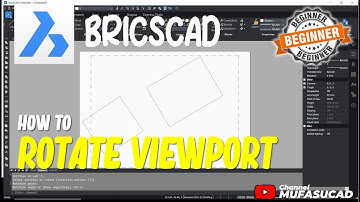 BricsCAD How To Rotate Viewport