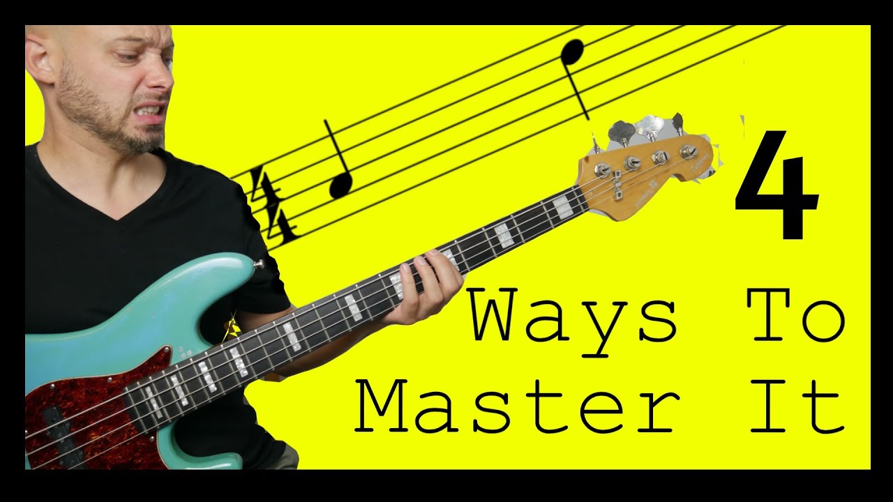 How To Play Perfect 4th Interval On Bass - YouTube