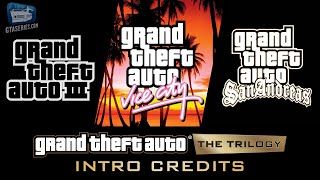 Gta Trilogy Definitive Edition - Opening Credits Gta 3, Vice City And San Andreas