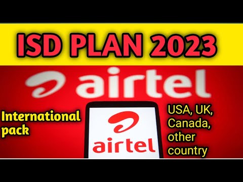 Airtel International roaming pack 2023 | Airtel ISD Pack 2023 | - YouTube