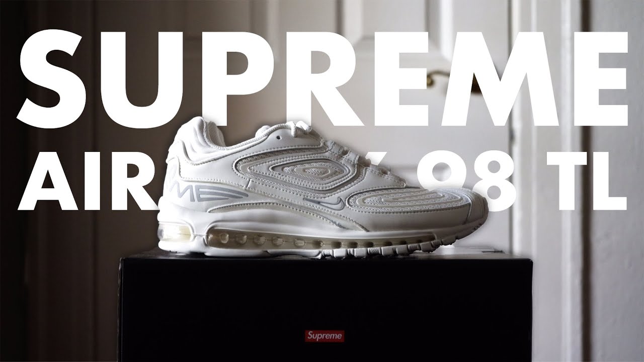 Entretenimiento pequeño Ortodoxo Supreme x Nike Air Max 98 TL REVIEW & ON-FEET Pick-Up - YouTube