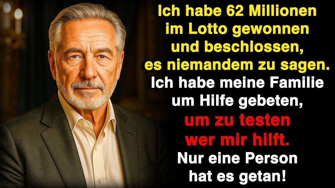 Ich gewann 62 Millionen im Lotto, erzählte es niemandem und bat dann meine Familie um Hilfe.