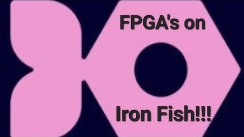 FPGA rig mining Iron Fish! How to video coming tonight!!