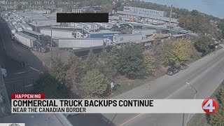 Heavy delays continue at Peace Bridge, Lewiston-Queenston Bridge