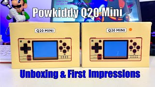 New Powkiddy Q20 mini - Unboxing & First Impressions 2 colours