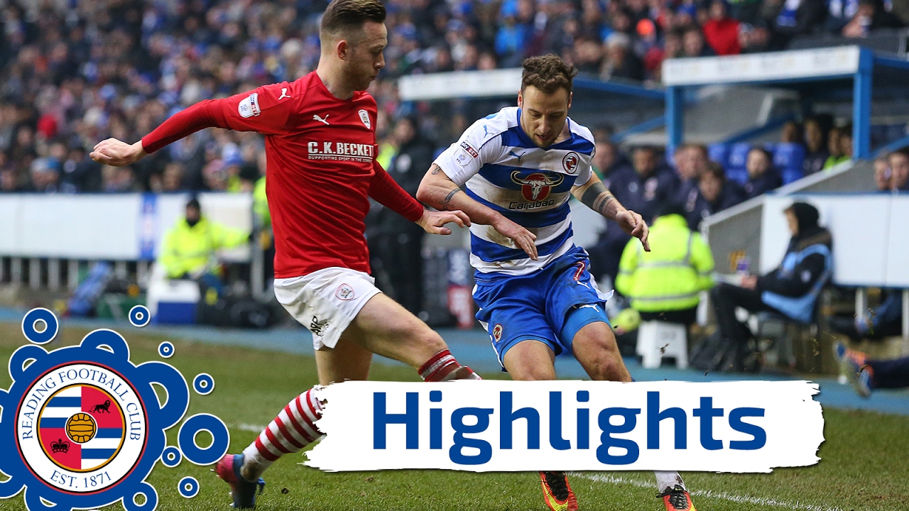 Reading 0-0 Barnsley, Sky Bet Championship, 11th February 2017 (2016/17 highlights)