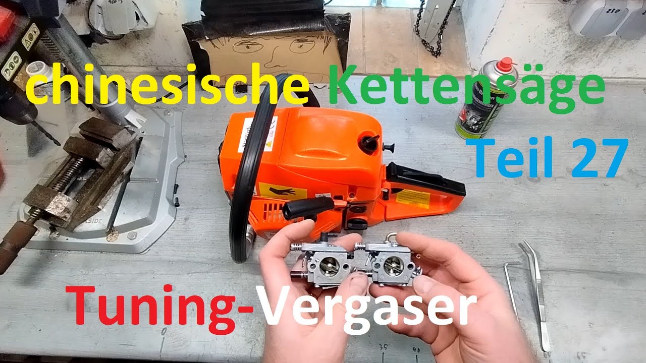 China Kettensage Vergaser Einstellen