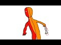 Supervillain fight animation