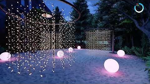 Fairy Light Effect Render