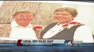 Vet sues after burial plot with gay partner denied