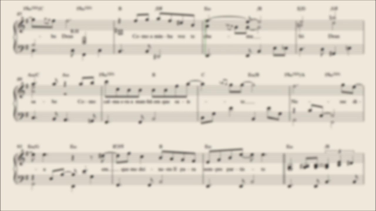 Sabe Deus Sheet Music And Chords Youtube
