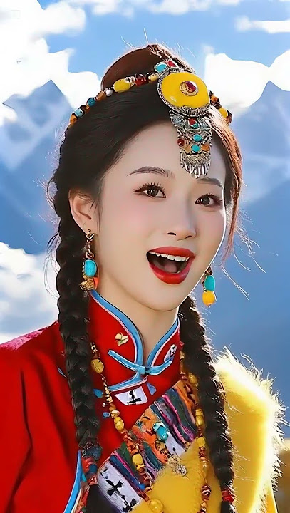 Tibetan beauty, the most popular Tibetan dance song
