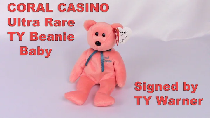 CORAL CASINO Bear TY Beanie Baby (Signed by TY Warner) - Review & Value information - BBToyStore.com