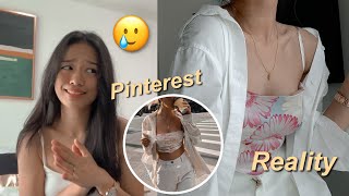 PINTEREST VS REALITY??? Recreating  *NINE* Trendy Pinterest Outfits!! + AFFORDABLE DUPES screenshot 1