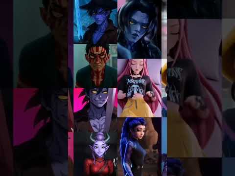 Kpop Demon Hunters Evolution Before and AfterNº124 #zoey #huntrix #kpopdemonhunters #rumi #demon