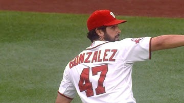 SF@WSH: Gio pitches seven frames of one-run ball